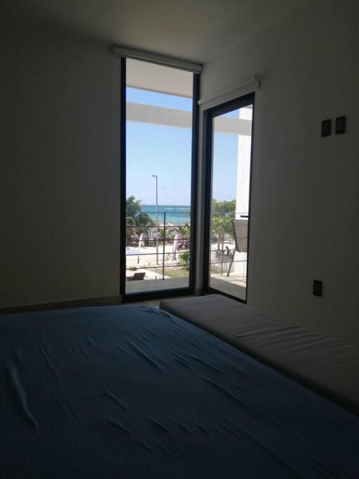 Mahaguay - Dpto 2 Recamaras Frente Al Mar Apartment Mahahual Ngoại thất bức ảnh